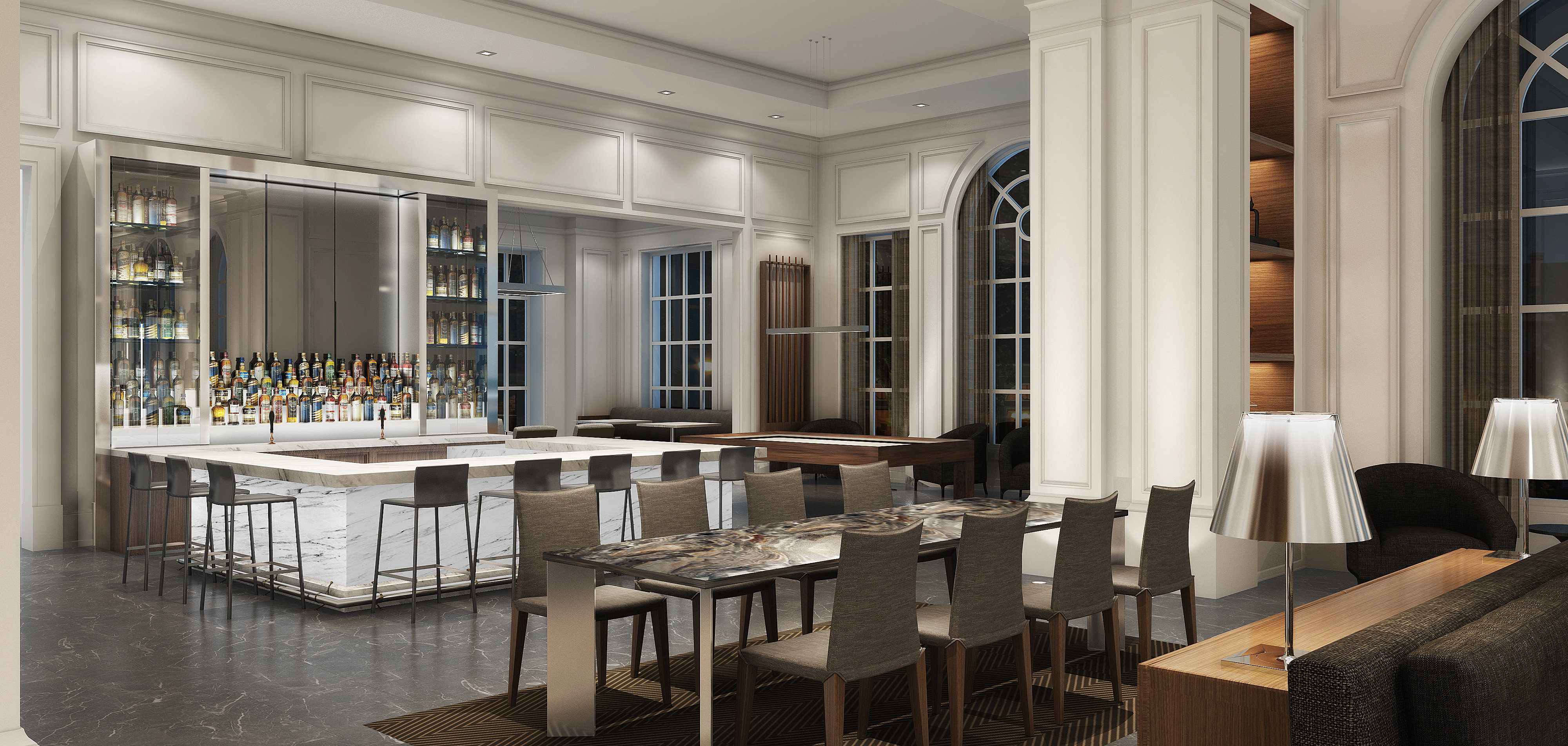 Downtown Spartanburg's AC Hotel Completes Final Floor, Reveals Interior